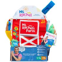 Soft Book Ms. Rachel Sensory Learning Farm por mais de 3 a 18 meses Soft Book Ms. Rachel Sensory Learning Farm por mais de 3 a 18 meses