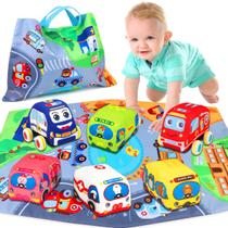 Soft Car Toys LOVKIZ para 6 a 12 meses com bolsa de armazenamento Playmat