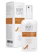Soft Care Propcalm Spray 100ml Limpeza Feridas Cães E Gatos