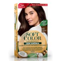 Soft color wella tintura castanho médio 40