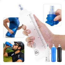 Soft Flask 250ml Garrafa Flexível Corrida Silicone Dobrável Soft Flask 250ml Garrafa Flexível Corrida Silicone Dobrável