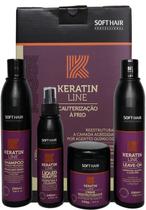 Soft Hair Keratin Line Kit Cauterização Á Frio