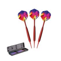 Soft Tip Darts Elkadart Neon com estojo de armazenamento 18g vermelho