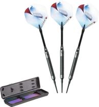 Soft Tip Darts Elkadart Razor 80 Tungsten 18g com estojo