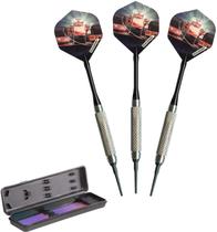 Soft Tip Darts Elkadart Turbo 12g com estojo de viagem de armazenamento