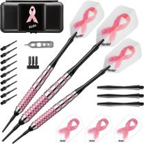 Soft Tip Darts Fat Cat Pink Lady 16 g com estojo de armazenamento/viagem