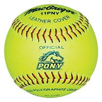 Softball MacGregor Pony aprovou 11 para uma melhor jogabilidade