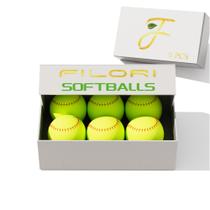 Softballs filori, pacote com 6, 12 polegadas, tamanho oficial do Slow-Pitch Softballs filori, pacote com 6, 12 polegadas, tamanho oficial do Slow-Pitch