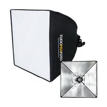 Softbox 40x40 Iluminador Tudoprafoto com Soquete E27 com Difusor