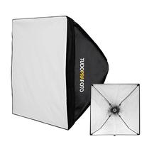 Softbox 50x50 Tudoprafoto Soquete para 1 Lampada com Difusor - FEBK5050-1