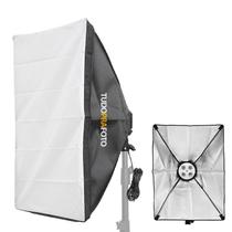 Softbox 50x70 Iluminador TUDOPRAFOTO c/ Soquete 4 Lâmpadas Softbox 50x70 Iluminador TUDOPRAFOTO c/ Soquete 4 Lâmpadas
