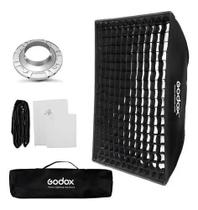 Softbox Bowens 80x120cm Godox Com Grid Colmeia Flash Tocha