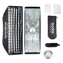 Softbox Bowens Godox Ul-box30x90cm Com Tela Grid E Abertura Rápida