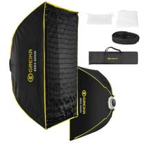 Softbox Bowens Greika 60x90cm Dobrável Com Tela Grid Colmeia Softbox Bowens Greika 60x90cm Dobrável Com Tela Grid Colmeia