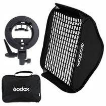 Softbox Com Grid para Flash Speedlite Godox 60x60 para Canon Godox Nikon Softbox Com Grid para Flash Speedlite Godox 60x60 para Canon Godox Nikon