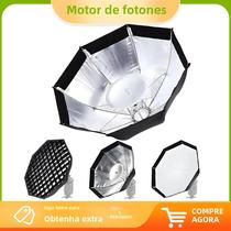 Softbox De Guarda-chuva Octogonal Em Formato De Favo De Mel Para Godox WITSTRO Flash Speedlite AD200
