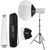 Softbox Globo Lanterna Godox 65cm Cs-65d Encaixe Bowens Com Tripé Robusto 2,6 M