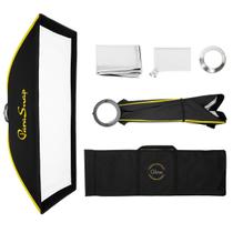 Softbox Glow ParaSnap 12x36 Strip de fibra esterlina de nova geração