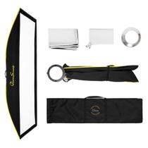 Softbox Glow ParaSnap 14x60 Strip de fibra esterlina de nova geração