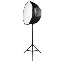 Softbox Godox 120cm Octabox Sombrinha Kit Flash Speedlite