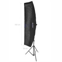 Softbox Godox 35x160cm Bowens Greika Sem GRID com tripe
