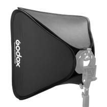 Softbox Godox portátil dobrável 60x60cm para flash de câmera