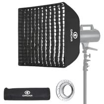 Softbox Greika 40x40cm Grade Montagem Bowens Com Grid