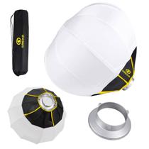 Softbox Lanterna 45cm Greika Bowens Para Tocha E Luz Contínua