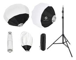 Softbox Lanterna Balão Chines 65cm +tripe Grosso 2.4m L Softbox Lanterna Balão Chines 65cm +tripe Grosso 2.4m L