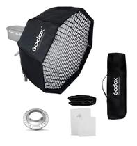 Softbox Octabox Bowens Godox Flash De Estúdio 120cm C/ Grid