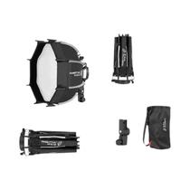 Softbox Octagonal Portátil 30cm/40cm para Flash Externo V1 - Com Grade de Favo de Mel