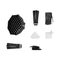 Softbox Octogonal Mini De Liberação Rápida De 30cm 50cm Com Montagem Bowens E Grade Honeycomb Para