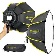 Softbox Para Flash Speedlite Universal Greika Montagem Rápida 65cm
