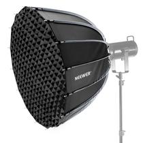Softbox Parabolic Neewer NS90P 35,4 x 23,6 polegadas com difusores/grade Softbox Parabolic Neewer NS90P 35,4 x 23,6 polegadas com difusores/grade