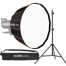 Softbox Parabólico 90cm Godox Qr-p90 Bowens Montagem Rápida Com Tripé Robusto