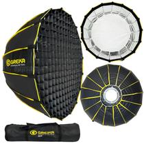 Softbox Parabolico Com Grid 120cm Greika Bowens Montagem Rápida Gkp-120
