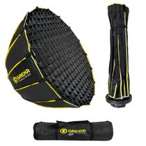 Softbox Parabolico Com Grid 90cm Greika Bowens Montagem Rápida GKP2-90