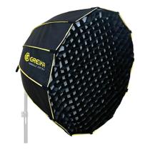 Softbox parabólico Greika GKH-45 com grade (45cm) para flash dedicado