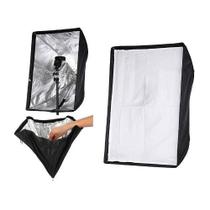 Softbox Sombrinha 60x90 Universal Flash e Luz Continua x0