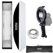Softbox Strip Godox 35x160cm Com Suporte Para Flash Speedlite