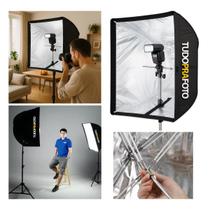 Softbox Universal 50x70cm TudoPraFoto para Flashes Tocha e Speedlite