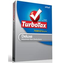 Software Intuit TurboTax Deluxe Feed + Efile + State 2012 - Windows