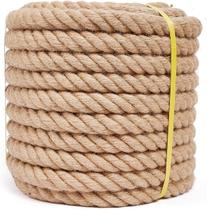 Soga de Yute BRETANGME 3.8 cm 15 m Resistente y Trenzada Natural Soga de Yute BRETANGME 3.8 cm 15 m Resistente y Trenzada Natural