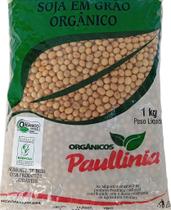 Soja em Grão Orgânico Paullinia 1kg - Produto Natural e Sem Conservantes Soja em Grão Orgânico Paullinia 1kg - Produto Natural e Sem Conservantes