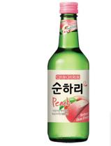 Soju Bebida Coreana Pêssego Peach 360ml - Lotte Chum Churum