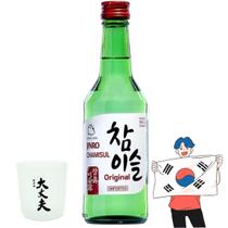 Soju Jinro Coreano Sabor Original 360ml + Copo Soju