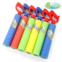 Sokers Super Foam Water Guns Shooter Fun-Here, pacote com 6 Sokers Super Foam Water Guns Shooter Fun-Here, pacote com 6