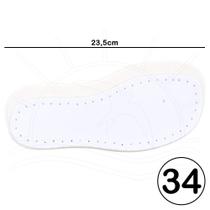 Solado em EVA Branco para Chinelo - Adulto Solado em EVA Branco para Chinelo - Adulto