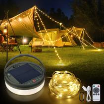 Solar Camping String Lights SMY Lighting 13m 160 LEDs USB
