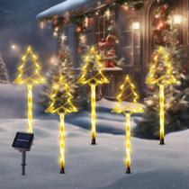 Solar Christmas Pathway Lights BRIGHTDECK, pacote com 5 modos